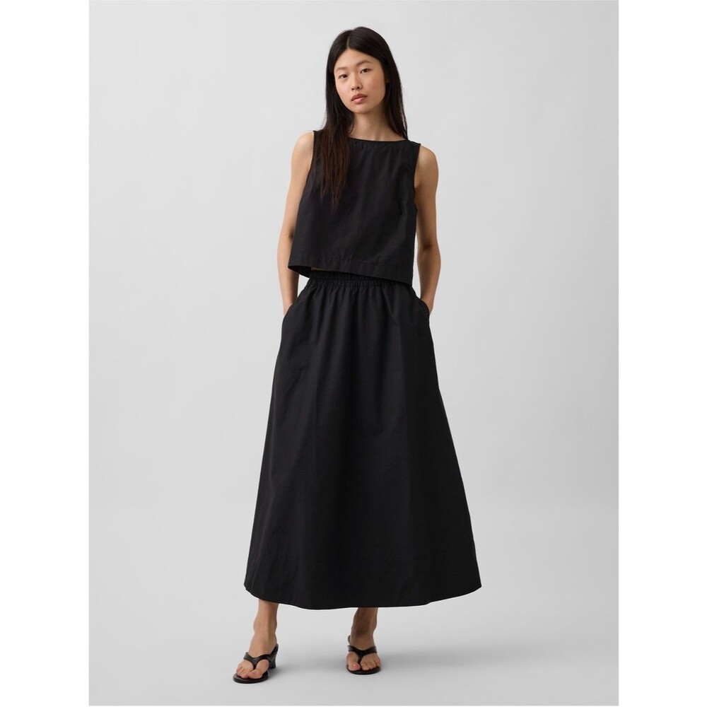 GAP Poplin Maxi Skirt
